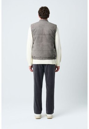 Chaleco Sika De Cuero Para Hombre Doble Faz Chaleco Sika De Cuero Para Hombre Doble Faz Gris XL VÉLEZ