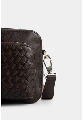 Manos Libres Kansas De Cuero Para Hombre Tejido Manos Libres Kansas De Cuero Para Hombre Tejido Cafe Vélez