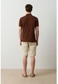 Polo Manga Corta Essential Para Hombre Textura Polo Manga Corta Essential Para Hombre Textura Cafe XXL VÉLEZ de Vélez