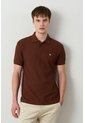 Polo Manga Corta Essential Para Hombre Textura Polo Manga Corta Essential Para Hombre Textura Cafe XXL VÉLEZ de Vélez