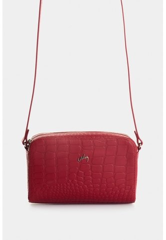 Manos Libres De Cuero Grabado Para Mujer Verona Manos Libres De Cuero Grabado Para Mujer Verona Rojo VÉLEZ Vélez