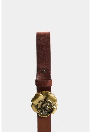 Cinturón Unifaz En Cuero Envejecido Para Mujer Rosa Cinturón Unifaz En Cuero Envejecido Para Mujer Rosa Miel L VÉLEZ