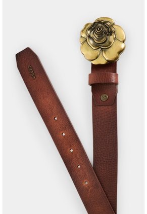 Cinturón Unifaz En Cuero Envejecido Para Mujer Rosa Cinturón Unifaz En Cuero Envejecido Para Mujer Rosa Miel L VÉLEZ