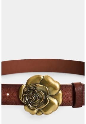 Cinturón Unifaz En Cuero Envejecido Para Mujer Rosa Cinturón Unifaz En Cuero Envejecido Para Mujer Rosa Miel L VÉLEZ