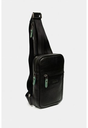 Manos Libres Mikeno De Cuero Para Hombre Cargadera Ajustable Negro Manos Libres Mikeno De Cuero Para Hombre Cargadera Ajustable Negro VÉLEZ