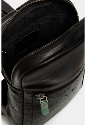 Manos Libres Mikeno De Cuero Para Hombre Cargadera Ajustable Negro Manos Libres Mikeno De Cuero Para Hombre Cargadera Ajustable Negro VÉLEZ