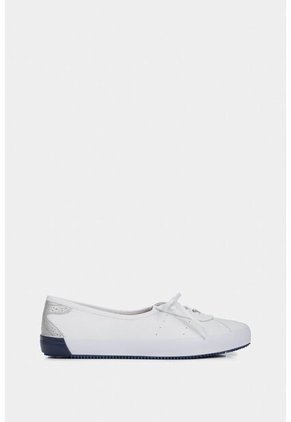 Tenis Planos Atenas De Cuero Para Mujer Casual Tenis Planos Atenas De Cuero Para Mujer Casual Blanco 36 VÉLEZ