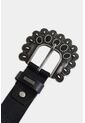 Cinturón Unifaz Mars De Cuero Para Mujer Silueta Hexagonal Cinturón Unifaz Mars De Cuero Para Mujer Silueta Hexagonal Negro M VÉLEZ de Vélez