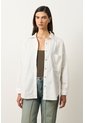 Camisa Manga Larga Oversized Para Mujer Claire Camisa Manga Larga Oversized Para Mujer Claire Blanco XS VÉLEZ de Vélez