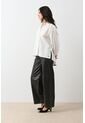 Camisa Manga Larga Oversized Para Mujer Astra Camisa Manga Larga Oversized Para Mujer Astra Crema XS VÉLEZ de Vélez