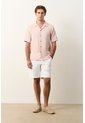 Camisa Costero De Manga Corta Para Hombre Camisa Costero De Manga Corta Para Hombre Rosado XXL VÉLEZ de Vélez