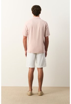 Camisa Costero De Manga Corta Para Hombre Camisa Costero De Manga Corta Para Hombre Rosado XXL VÉLEZ