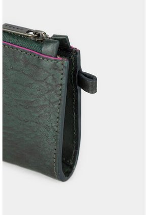 Monedero Sintra De Cuero Para Mujer Cierre Con Cremallera Monedero Sintra De Cuero Para Mujer Cierre Con Cremallera Verde Vélez