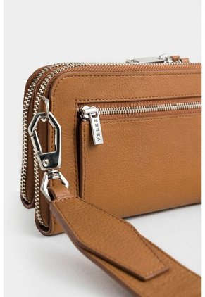 Porta Chequera Ibiza De Cuero Para Mujer Multifunción Porta Chequera Ibiza De Cuero Para Mujer Multifunción Miel VÉLEZ