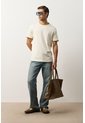 Camiseta En Algodón Para Hombre Luma Camiseta En Algodón Para Hombre Luma Crema M VÉLEZ de Vélez