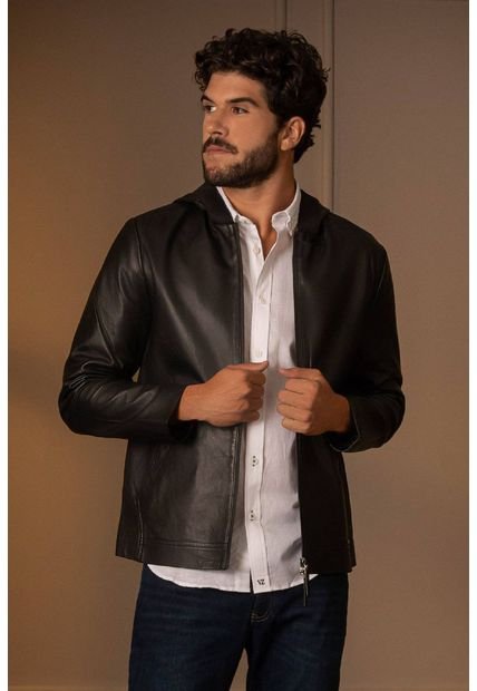 Chaqueta Deportiva Adana De Cuero Para Hombre Capucha Fija - Compra Ahora |  Dafiti Colombia