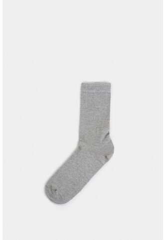 Calcetín Media Pierna En Algodón Para Mujer Uva Calcetín Media Pierna En Algodón Para Mujer Uva Gris XS VÉLEZ Vélez