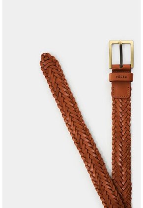 Cinturón Unifaz Trenzado De Cuero Para Hombre Atlas Cinturón Unifaz Trenzado De Cuero Para Hombre Atlas Terracota 38 VÉLEZ