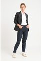 Jean Tulipan Tiro Alto En Denim Stretch Para Mujer Semi Ajustado Jean Tulipan Tiro Alto En Denim Stretch Para Mujer Semi Ajustado Azul Oscuro 10 VÉLEZ de Vélez
