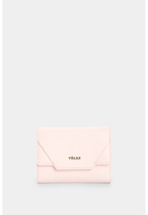 Billetera En Cuero Para Mujer Taupe Billetera En Cuero Para Mujer Taupe Rosado VÉLEZ