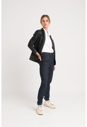 Jean Tulipan Tiro Alto En Denim Stretch Para Mujer Semi Ajustado Jean Tulipan Tiro Alto En Denim Stretch Para Mujer Semi Ajustado Azul Oscuro 10 VÉLEZ
