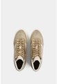 Tenis Tipo Bota Magena De Cuero Para Mujer Acabado Vintage Tenis Tipo Bota Magena De Cuero Para Mujer Acabado Vintage Arena 39 VÉLEZ de Vélez