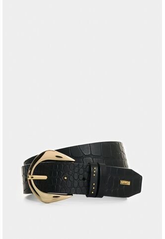 Cinturón Unifaz De Cuero Para Mujer Astra Cinturón Unifaz De Cuero Para Mujer Astra Negro XL VÉLEZ Vélez