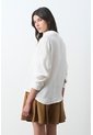Camisa Peonia Para Mujer Manga Murciélago Camisa Peonia Para Mujer Manga Murciélago Perla S VÉLEZ de Vélez