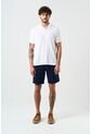 Polo Manga Corta Essential Para Hombre Textura Polo Manga Corta Essential Para Hombre Textura Blanco XXL VÉLEZ de Vélez