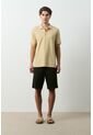 Polo Para Hombre Semi Fit Detalle Jacquard Polo Para Hombre Semi Fit Detalle Jacquard Kaky M VÉLEZ de Vélez