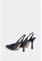 Tacones Cerrados Baltimore De Cuero Para Mujer Punta Cuadrada Tacones Cerrados Baltimore De Cuero Para Mujer Punta Cuadrada Negro 36 Vélez de Vélez