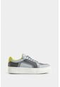 Tenis Flexus De Cuero Y Lona Para Mujer Detalle Color Contraste Tenis Flexus De Cuero Y Lona Para Mujer Detalle Color Contraste Gris 35 VÉLEZ de Vélez