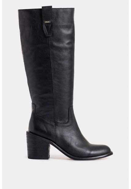 Botas Zolan De Cuero Para Mujer Caña Alta Botas Zolan De Cuero Para Mujer Caña Alta Negro 41 Vélez