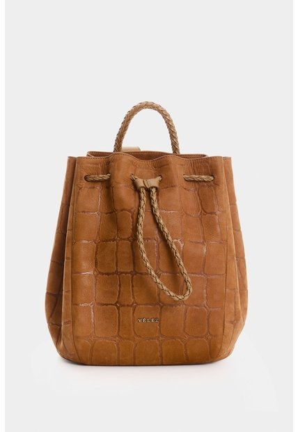 Morral En Gamuza Para Mujer Bruma Morral En Gamuza Para Mujer Bruma Miel VÉLEZ
