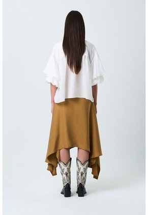 Camisa Ópalo Para Mujer Boleros Camisa Ópalo Para Mujer Boleros Blanco S VÉLEZ