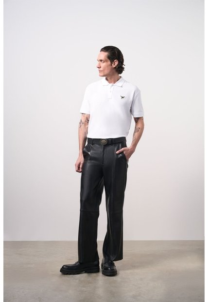 Pantalón En Cuero Para Hombre Pantalón En Cuero Para Hombre Negro 34 VÉLEZ