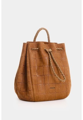 Morral En Gamuza Para Mujer Bruma Morral En Gamuza Para Mujer Bruma Miel VÉLEZ