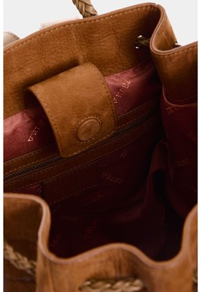Morral En Gamuza Para Mujer Bruma Morral En Gamuza Para Mujer Bruma Miel VÉLEZ