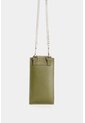 Porta Celular Serpia De Cuero Para Mujer Grabado Porta Celular Serpia De Cuero Para Mujer Grabado Verde Oliva VÉLEZ de Vélez