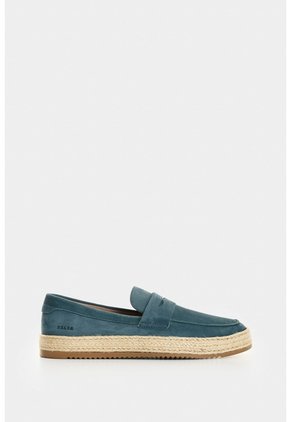 Mocasines De Cuero Gamuzado Para Hombre Ocean Mocasines De Cuero Gamuzado Para Hombre Ocean Azul Claro 42 VÉLEZ