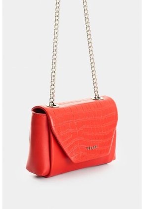 Manos Libres De Cuero Para Mujer Mini Lili Manos Libres De Cuero Para Mujer Mini Lili Rojo VÉLEZ