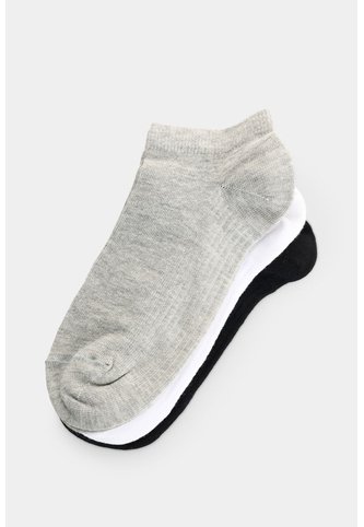 Calcetines Tobilleros Tripack Para Hombre Milan Calcetines Tobilleros Tripack Para Hombre Milan Gris XS VÉLEZ Vélez