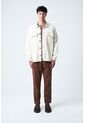 Sobrecamisa Modica Para Hombre Oversized Sobrecamisa Modica Para Hombre Oversized Crema XL VÉLEZ de Vélez