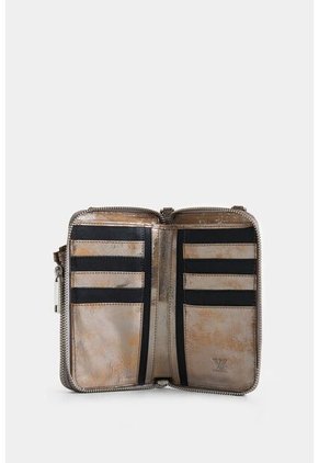 Porta Chequera Ibiza De Cuero Folia Para Mujer Monogram Porta Chequera Ibiza De Cuero Folia Para Mujer Monogram Plata Vélez