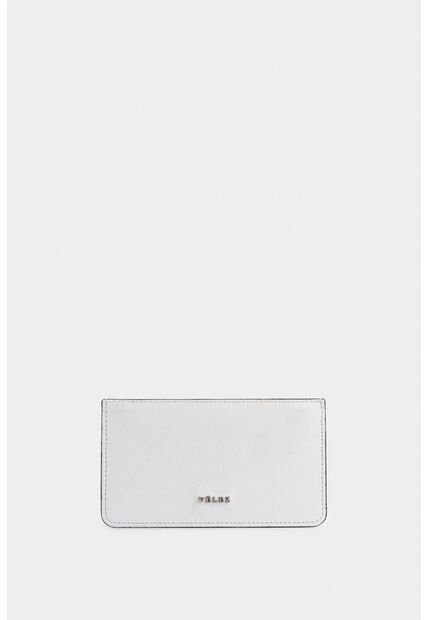 Porta Tarjetas Ava De Cuero Para Mujer Personalización Porta Tarjetas Ava De Cuero Para Mujer Personalización Blanco VÉLEZ