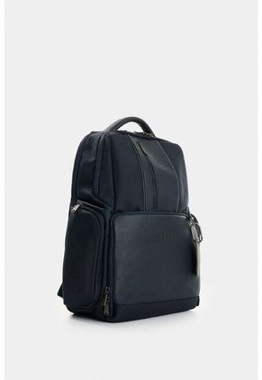 Morral Security De Lona Para Hombre Detalles En Cuero Morral Security De Lona Para Hombre Detalles En Cuero Azul Oscuro VÉLEZ