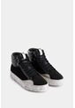 Tenis Bota Alena De Cuero Para Mujer Detalle Brillo Tenis Bota Alena De Cuero Para Mujer Detalle Brillo Negro 36 VÉLEZ de Vélez
