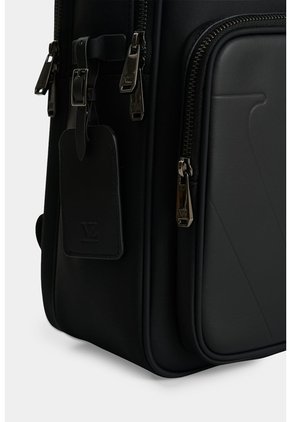 Tula Morral Legacy De Cuero Y Nylon Para Mujer Tag Para Viaje Tula Morral Legacy De Cuero Y Nylon Para Mujer Tag Para Viaje Negro VÉLEZ