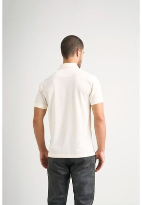 Polo Lucca Manga Corta Para Hombre Texturizada Polo Lucca Manga Corta Para Hombre Texturizada Crema XL VÉLEZ