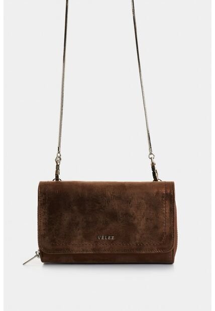 Billetera Palma De Cuero Folia Para Mujer Con Cadena Billetera Palma De Cuero Folia Para Mujer Con Cadena Bronce VÉLEZ